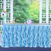 6FT Wedding Party Tutu Tulle Table Skirt Cover Tableware Cloth Baby Shower Party Home Decor Table Skirting Birthday Party