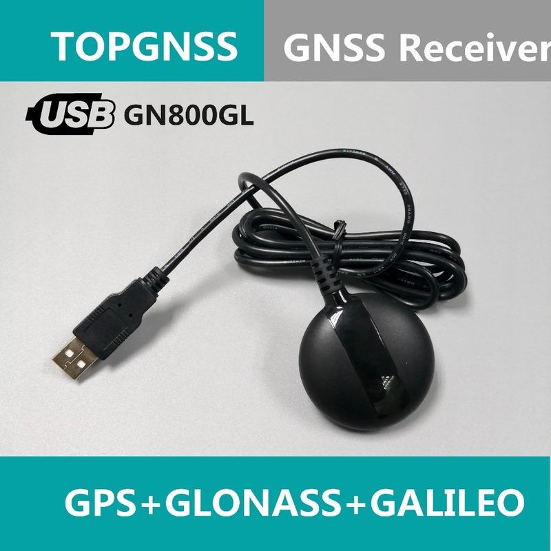 TOPGNSS USB GPS-приемник ГЛОНАСС ГАЛИЛЕО M8030 Двойной GNSS-приемник модуль антенна для ноутбука ПК, GN800G, лучше чем BU-353S4 G-mouse