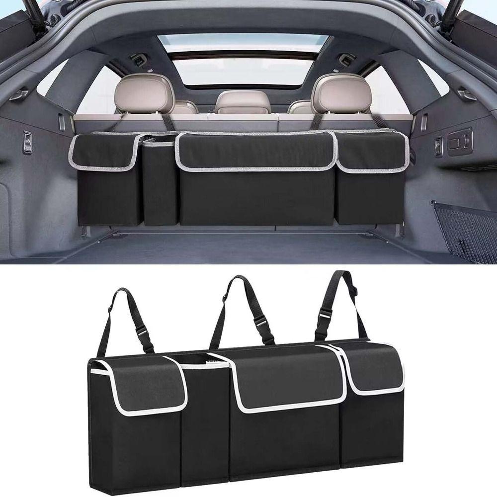 High Capacity Car Trunk Organizer Multi-use Car Seat Back Organizers  For SUV Truck MPV