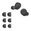 kwmobile 6x Ear Tips for Sony Replacement Ear 3 Sizes Silicone Earphone Caps WF-C710N - Tips, (S/M/L) -