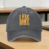 I Fix Shit That'S What I Do Tshirt Mechanic Father Dad Sun Baseball Cap  Men Adult Print Hip Hop Hats Summer Baseball Caps