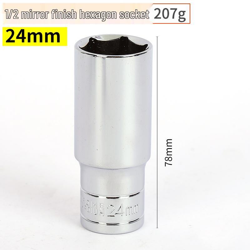 1/2" Großer Ratschenschlüssel mit 8-32mm Sechskant-Spiegelstecknüssen