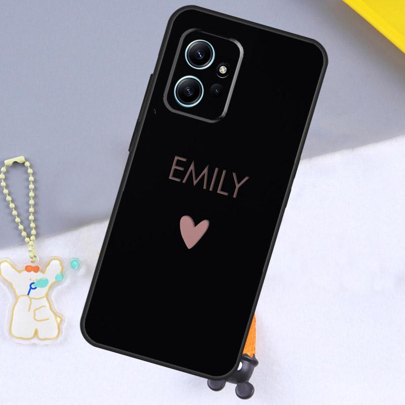 PERSONALISED NAMES CUSTOM WEDDING For Xiaomi Redmi 12 9C 10C 12C 13C Case For Redmi Note 12 Pro 11 8 9 10 Pro 9S 10S 11S 12S