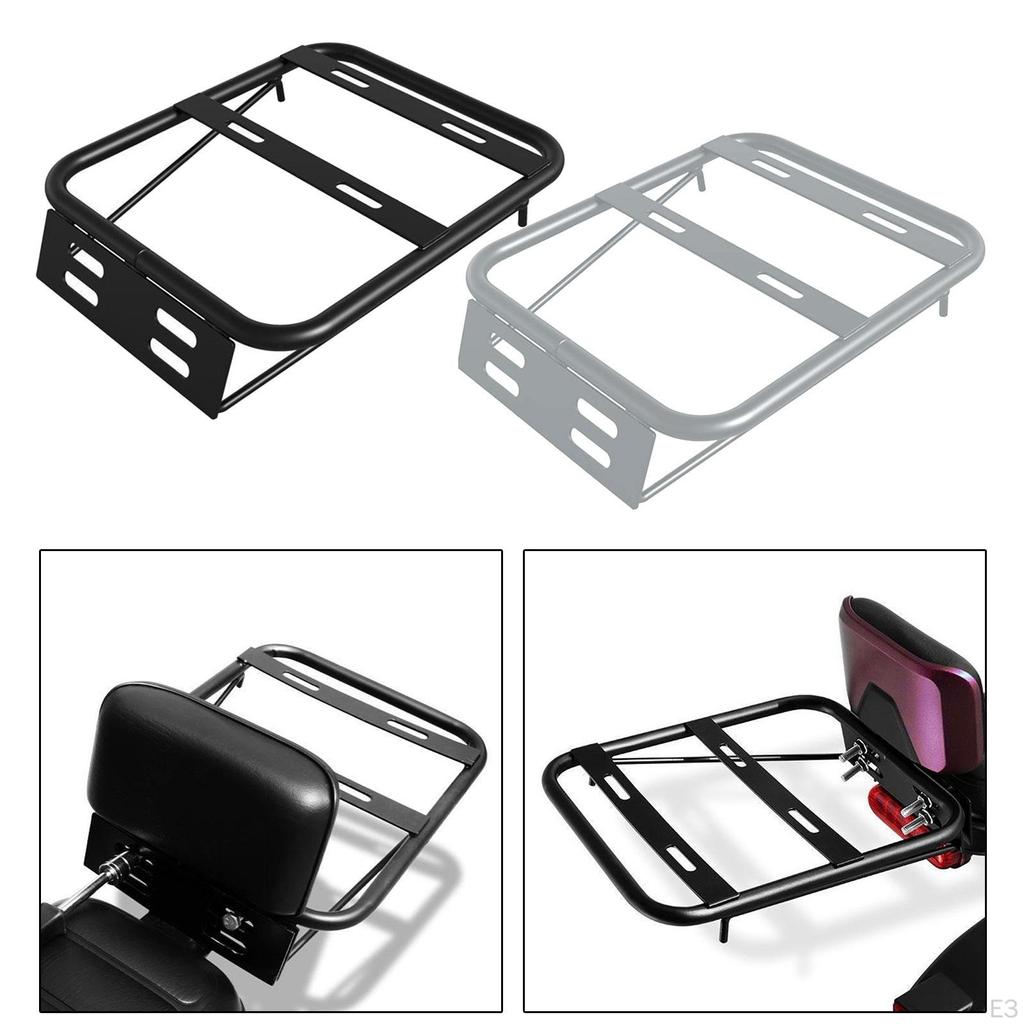Iron Motorcycle Rear Luggage Rack for Electric Bicycles