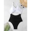 One-piece Swimwear Female Sexy Cross-cut Tight European and American Backless Swimsuit