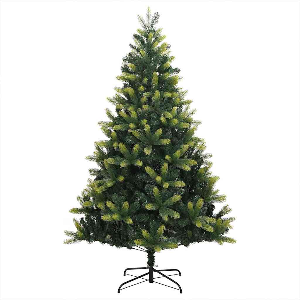 Artificial Foldable Christmas Tree with 300 LEDs Green 210 Cm