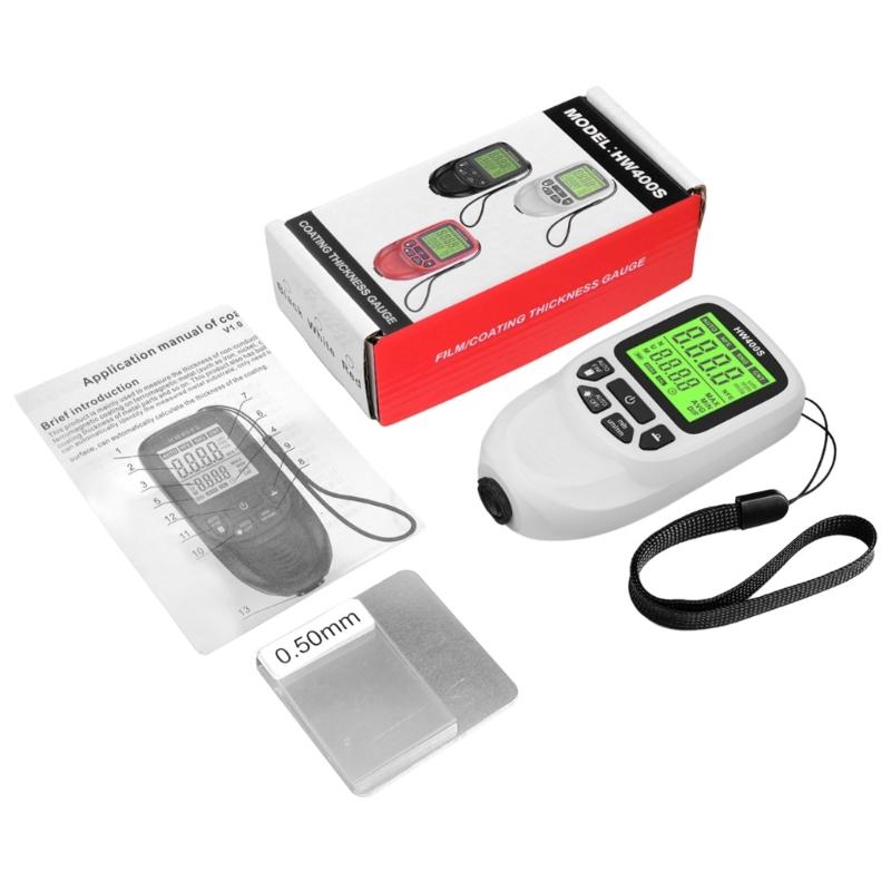 Digital Coating Thickness Gauge for Metal Coating Film Paint 0-2000um Thickness
