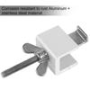 1 Pc Door Lock Self-Defense Antitheft Door Stopper Portable Door Lock Portable Door Stopper Safety Home Latch Aluminium Alloy