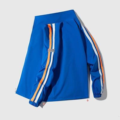 Jachetă Varsity Hip Hop Bărbați High Street Patchwork Bloc de culoare Jachete de vânt de primăvară Toamnă Subțire Moda Jachete de colegiu largi