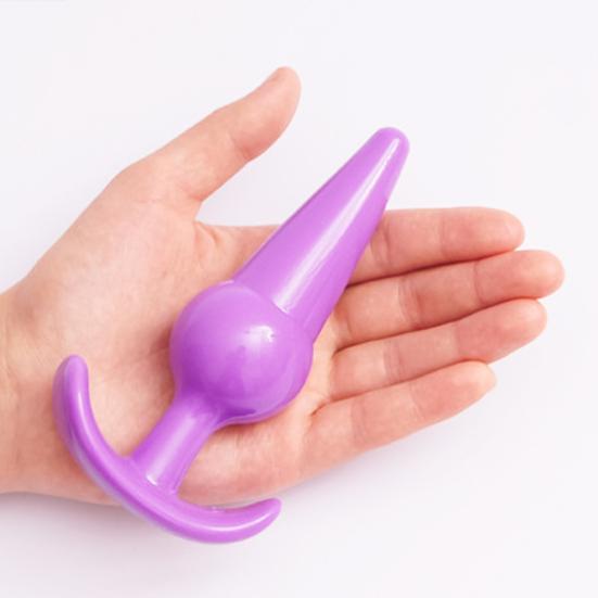 Anal Plug Waterproof Easy To Use TPE Mini Butt Expander for Couples