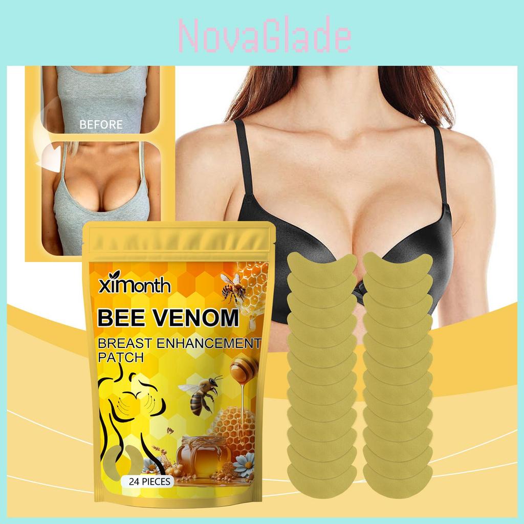 Ximonth Premium Bee Venom Breast Patches For Firming And Enhancing Bust Shape 75 Pieces