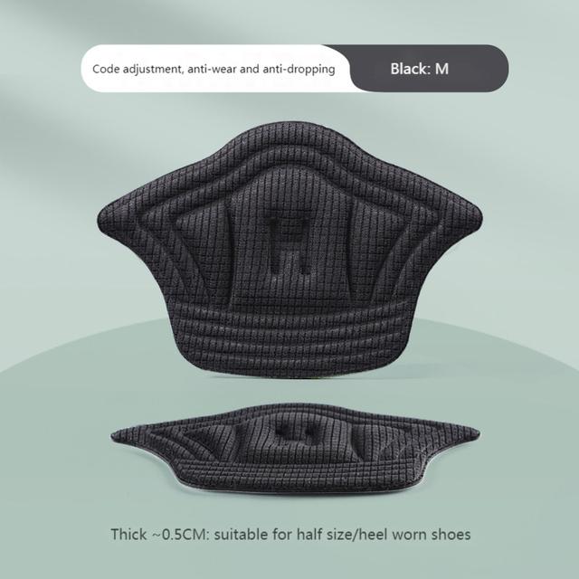 1 Pair Adjustable Size Antiwear Feet Patch Heel Pads for Sport Shoes Heel Anti Blister Friction Insert Protector Back