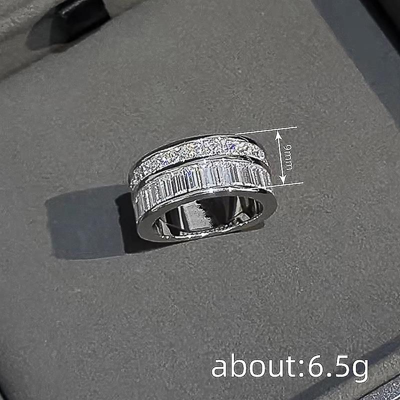 Huitan Simple Style Women Ring Silver Color Inlaid Brilliant Cubic Zirconia Fashion Wedding Party Charming Accessories JewelryGood product