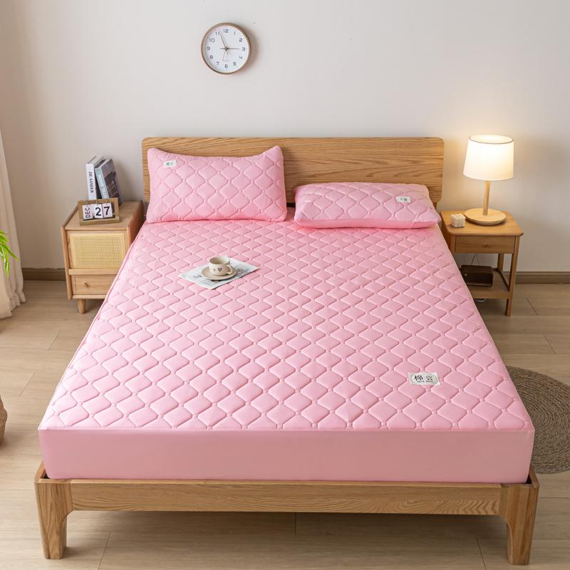 100% Waterproof Mattress Cover, Quilted Bed Fitted Sheet Mattress Protector, Non-Slip Soft Bed Cover Single Double Queen King