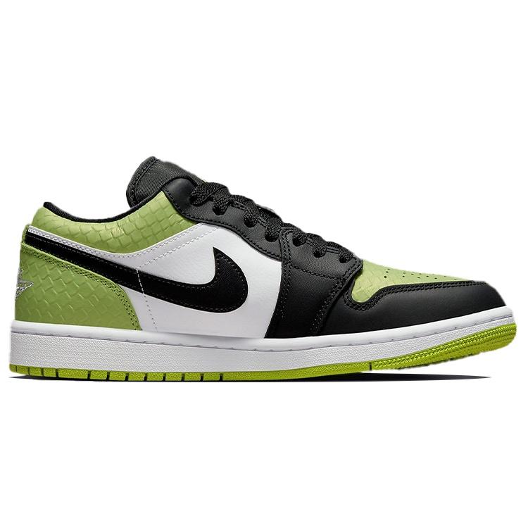 (WMNS) Air Jordan 1 Low SE 'Vivid Green Snakeskin' Women's DX4446-301