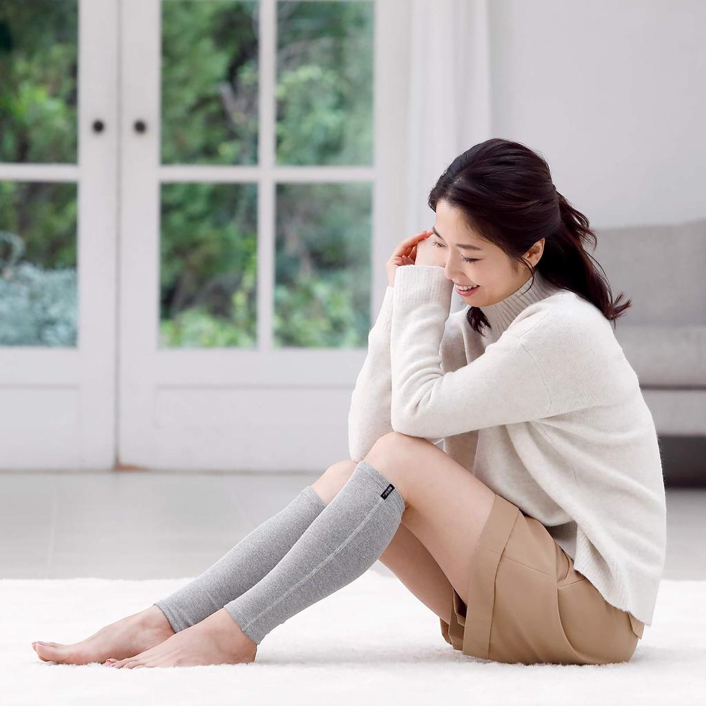 Bedrock BS Leg Warmers Pairs for Both Warm But Not Hot For Cold and Tired Feet That You Have Given Up On BSFINE BA0110 Made In Japan [“Wearable Bath”
