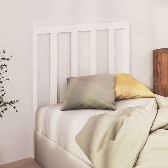 VidaXL Headboard White 95x4x100 Cm Solid Pine Wood822238