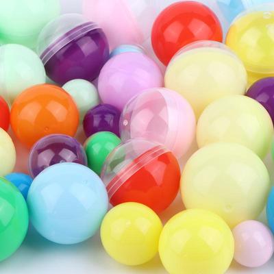 50Pcs 60-75Mm Tiny Empty Plastic Balls Capsule Toys Surprise Ball Container Prop Paintball Diy Making Things Models