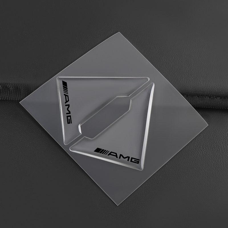 2Pcs Transparent Car Door Corner Cover Anti-Scratch Protection Sticker For Mercedes-Benz AMG C500 C200 C300 A B C E GLA CLA GLK GL ML GLE W204 W205