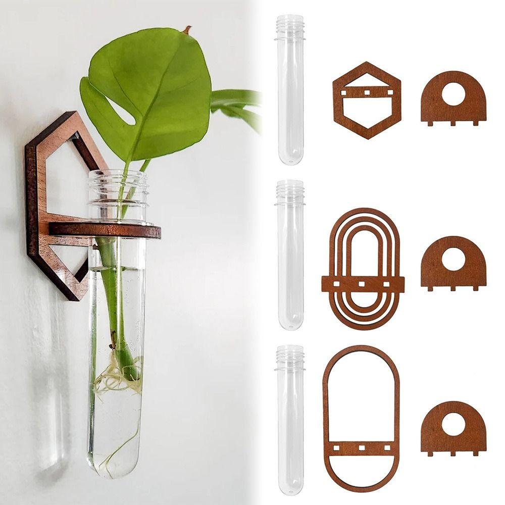 Cone Shape Wall Hanging Vase Transparent Storage Container Plant Propagation Vase Hydroponics Plants Plant Holder