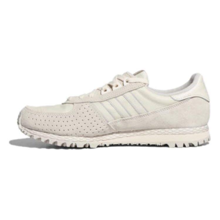 Adidas Originals City Marathon PT Round Toe Comfortable Shock Absorption Non-Slip Low-Top Casual Shoes Men sneakers Beige HQ7073