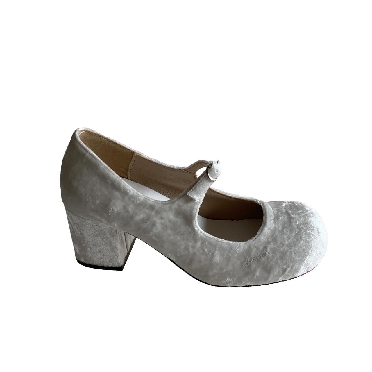 

Модные туфли с круглым носком, женские туфли на высоком каблуке, повседневная женская спортивная обувь, сабо на толстой подошве, летние туфли в стиле ретро, новые туфли на высоком каблуке 2024 года, мода 40 белый