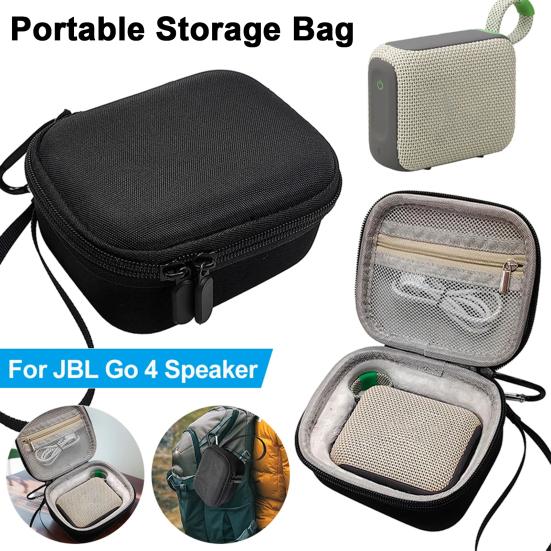 

Портативная коробка для хранения динамиков с сетчатым карманом на молнии, противоударный ударопрочный жесткий чехол для переноски JBL GO4