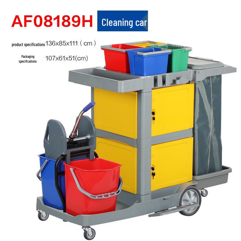 Baiyun Hotel Linen and Hygiene Cleaning Cart