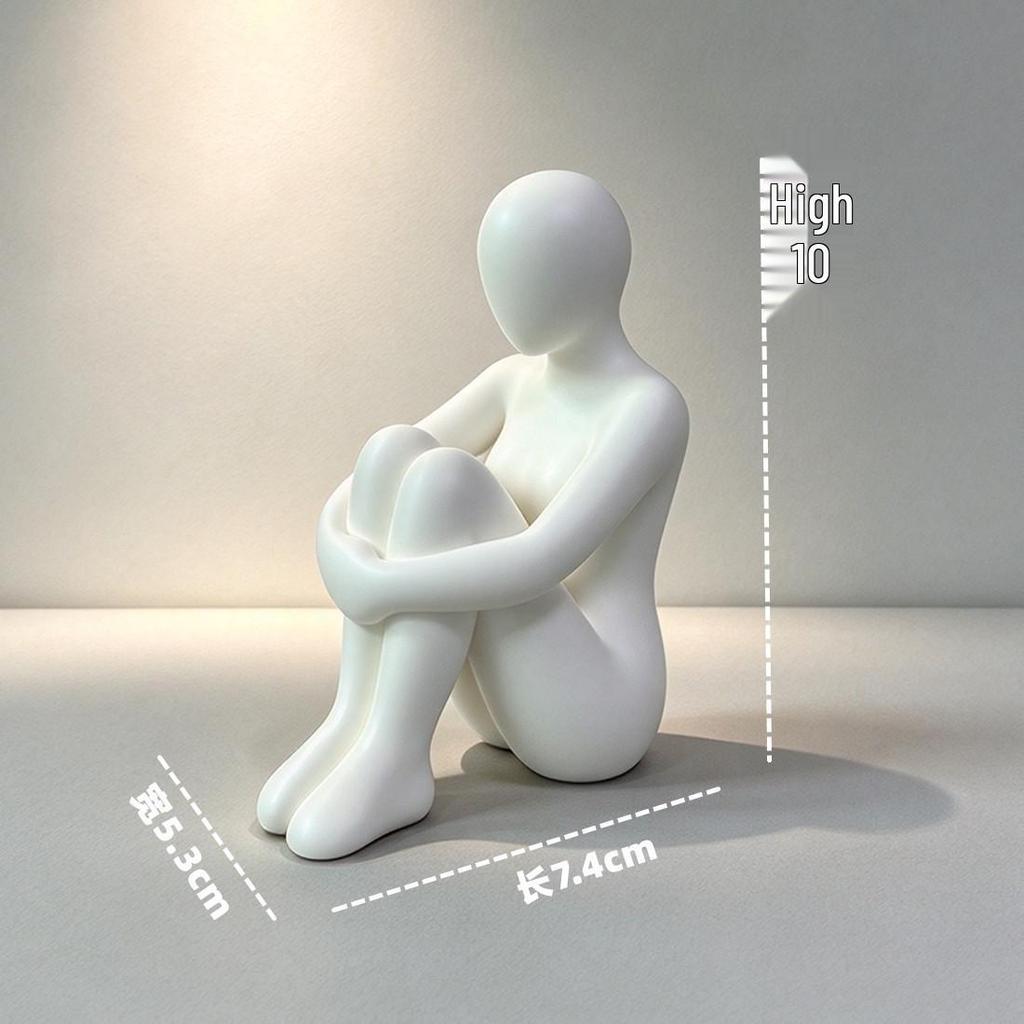 Figurina Astratta Creativa Ornamento in Plastica per Stanza per Ingresso Decorazione Artistica