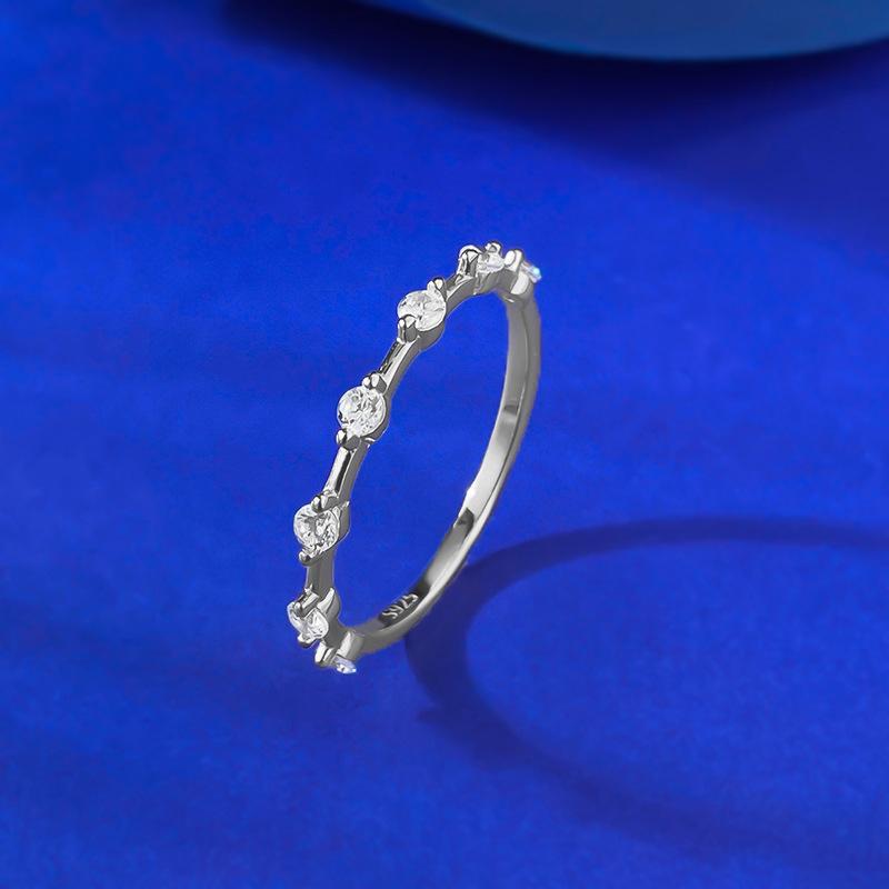 Bijoux Bague Minimaliste de Luxe Léger Plaqué Or, Bague Anneau Peut Être Empilée et Assortie