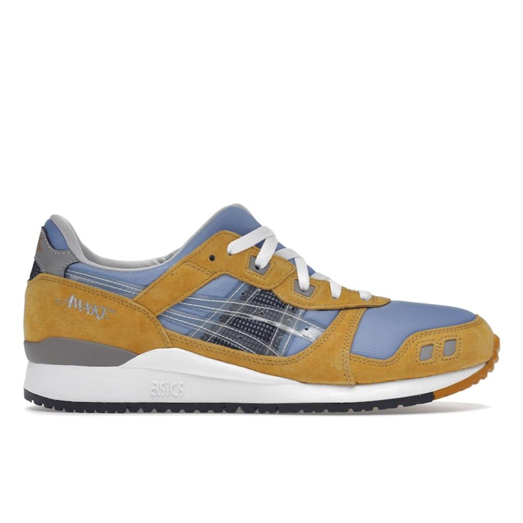 Asics Awake NY x Gel Lyte 3 Della Robbia Blue Men Sneakers Yellow 1201A568-400