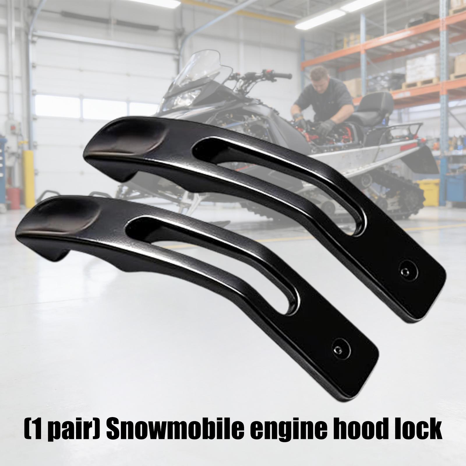 

Impact Resistant Hood Fastener Closure For Ski Doo Snowmobiles Reinforced Metal Build Secure Fit Long Lasting Use 2pcs 1