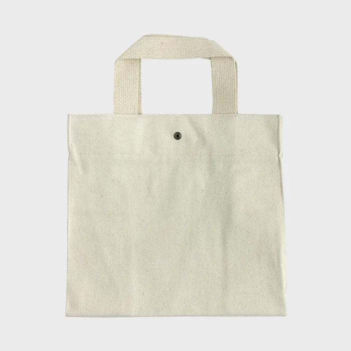Safe Sunday Embroidered Canvas Tote Bag (Sandwich Ivory)