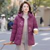 Winter down cotton-padded clothes female mother down thickened cotton-padded clothes jacket old lady hooded cotton-padded jacket