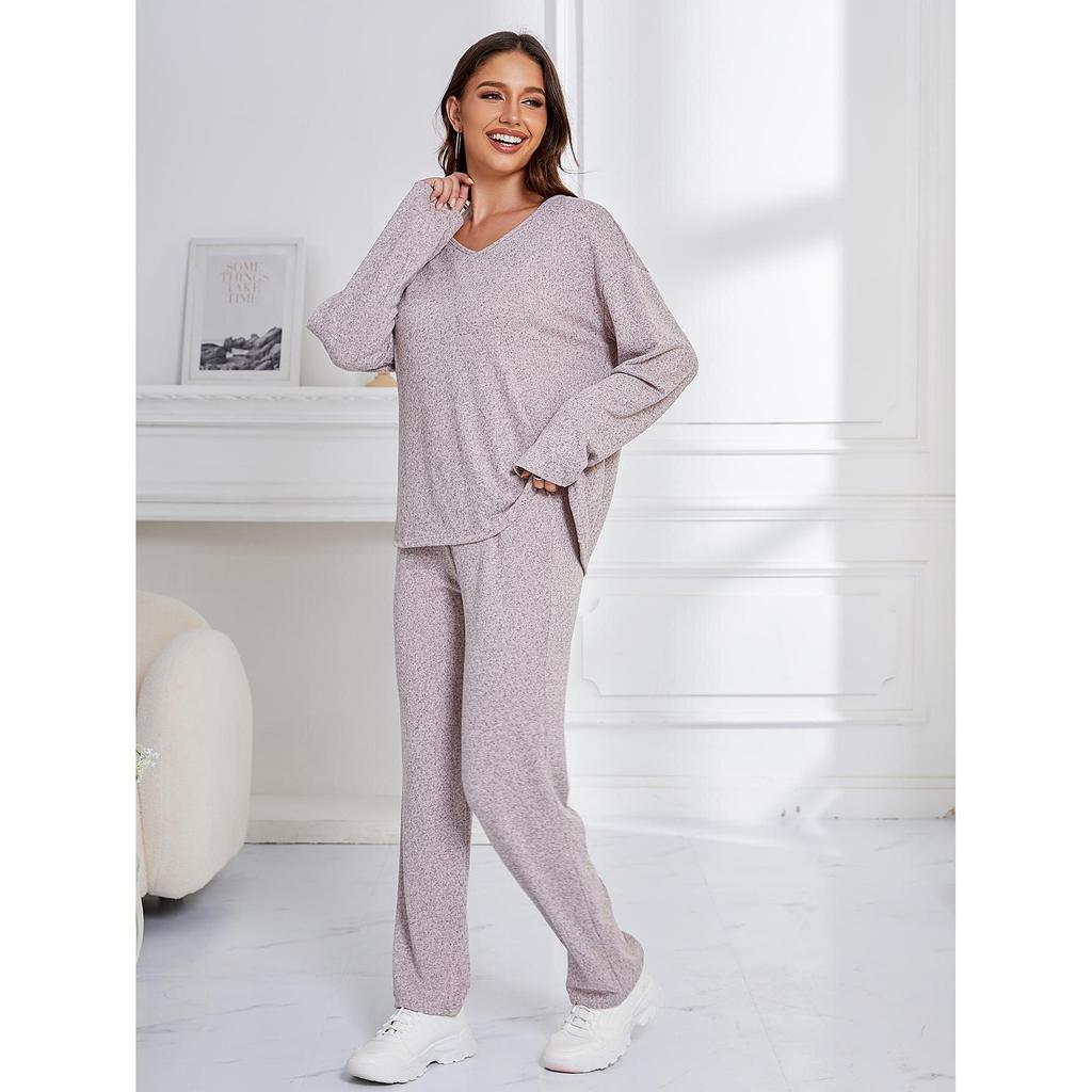 Pajamas Women's Autumn and Winter Loose Casual Sports Long-sleeved Two-piece Suit Women's Loungewear Pyjamas