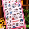 Sanrio Hello Kitty 3D Relief Sticker Scrapbooking Cartoon Girls Diy Diary Phone Case Laptop Luggage Stickers Stationery Decals