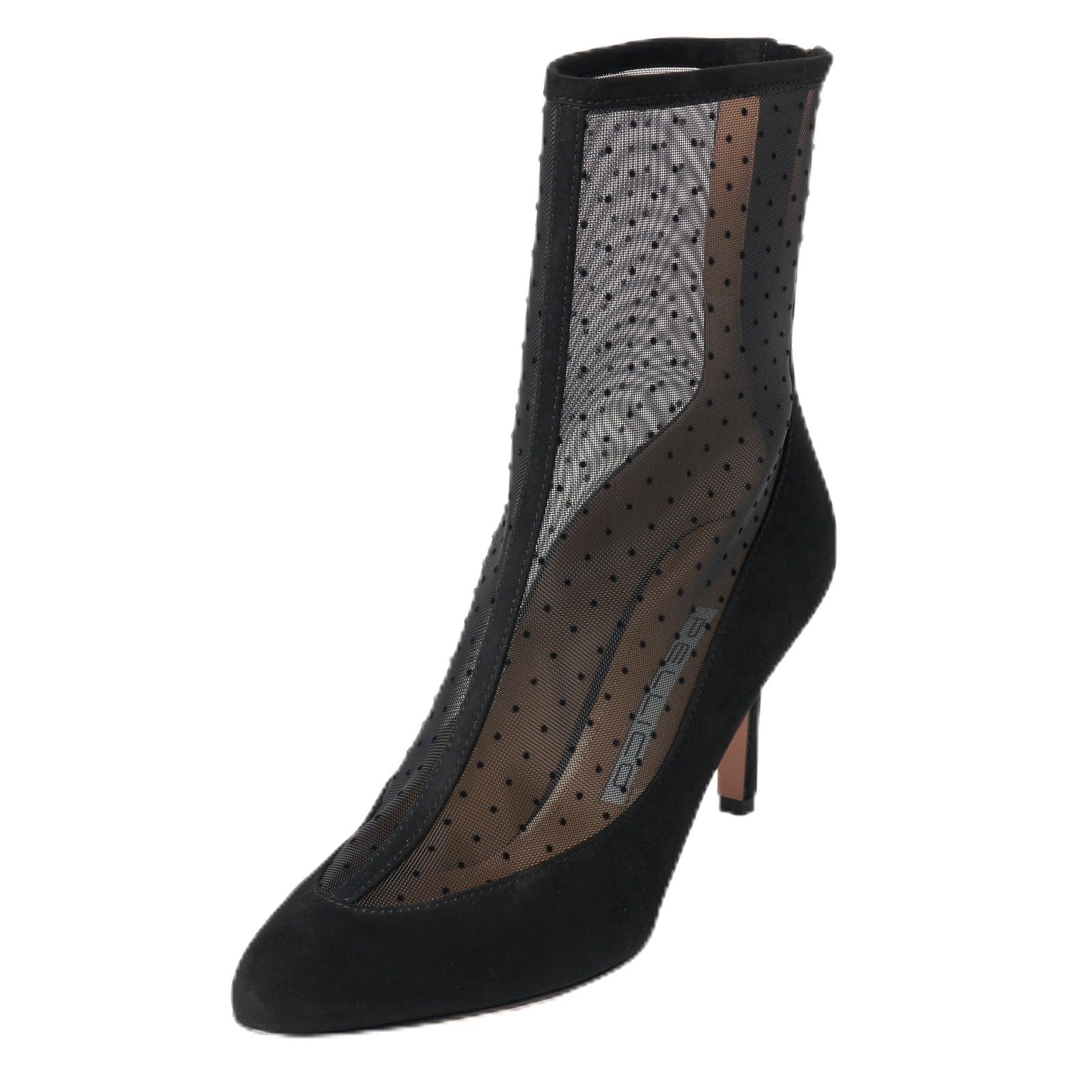 

Модні черевики 7648 80 SHEER DOTSHEER BOOTS Чорні [Perico] чорний