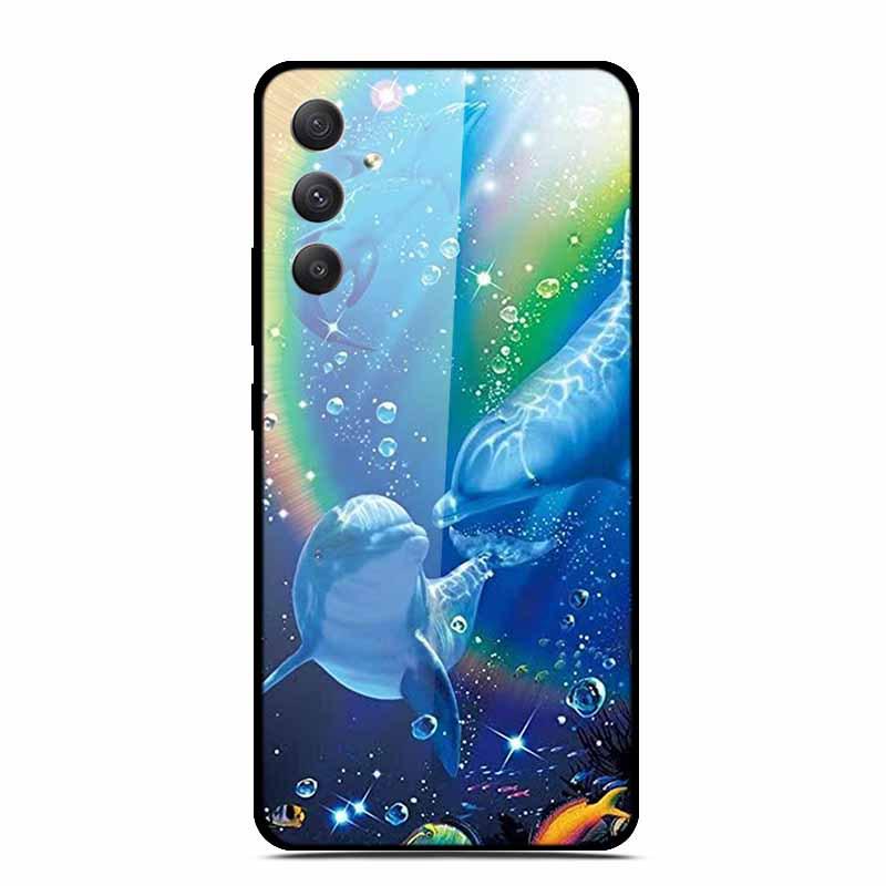 Чохол для телефону Samsung A35 5G - Персоналізоване кольорове загартоване скло, Захист від падінь.