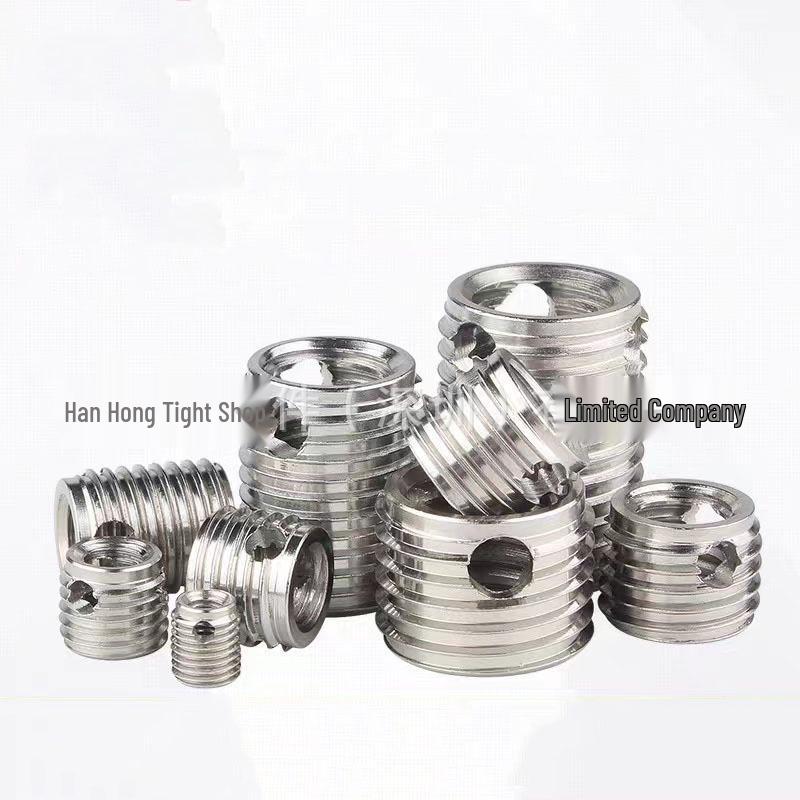 Three-Hole Stainless Steel Self-Tapping Thread Repair Insert - 307/308 Type (Fits M3, M4, M5, M8, M16 Threads)