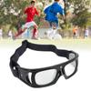 Sport Goggles Free Regulable Design Curved Fit Frame Impact Resistant PC Material Protective Basketball Glasses for Kids Black