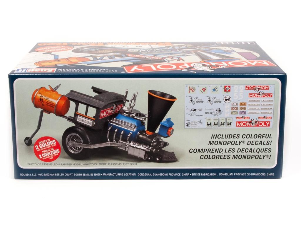 MPC Leading Rail Rod Custom Locomotive Monopoly Plastic Model MPC945 Molding Color 1/25