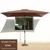 Rectangular Outdoor Commercial Shade Umbrella