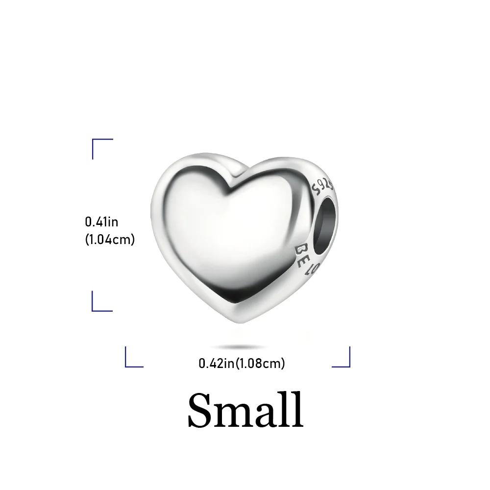 New Original Copper Colorful Heart Clover Rose Star Butterfly Bird Bead Charms For Diy Bracelet Necklace Women Gift