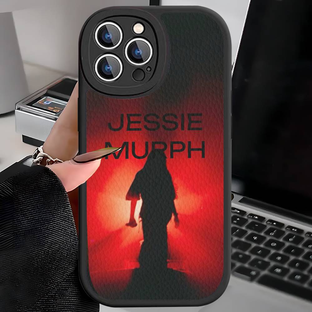 

Singer Jessie Murph Leather Phone Case For Iphone 16 15 14 Plus 13 12 11 Pro Max Case iphone XS MAX