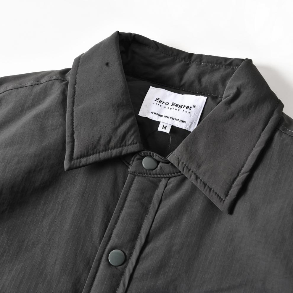 Men's Autumn/Winter Windproof Quilted Cotton Jacket - Water-Repellent, Warm, Casual, Loose Fit