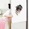Cute Cat Dog Pattern Toilet Lid Cover Decal Wall Art Sticker Bathroom Home Decor
