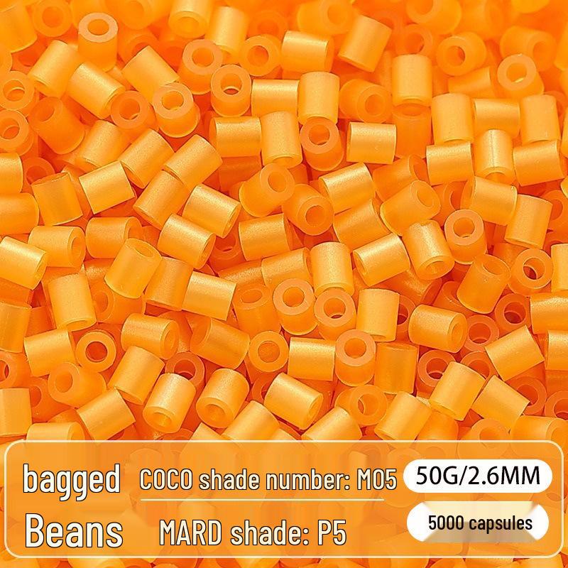 Mard Family Perler Beads P Series Pearlescent Colors 2.6mm Refill Pack - 50g Fused Beads