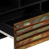 TV Stand 100 X 34 X 46 Cm Solid Acacia Wood