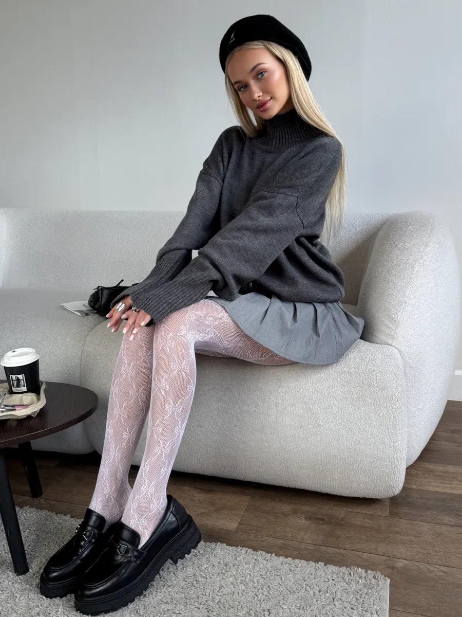 

Floral Pattern Lace Fishnet Tights Women S High Elasticity Sheer Pantyhose For Dressy & Everyday Looks S