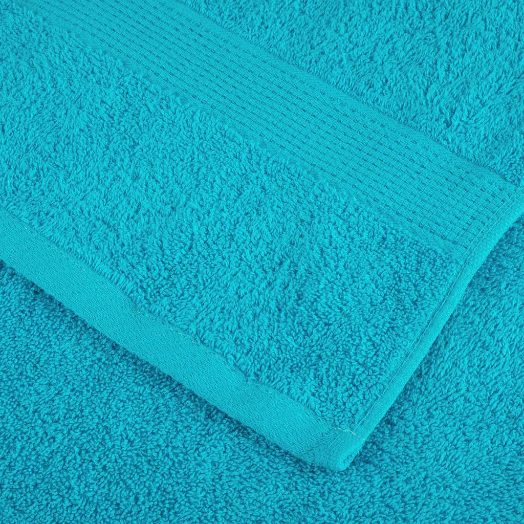 Premium Guest Towels SOLUND 4 pcs. Turquoise 30 x 50 cm 600 g m²